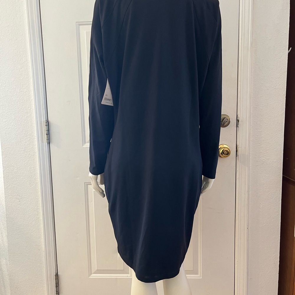 Athleta Woman's Plus-Size Black Delancey Skyline Dress Sz 1x - Picture 6 of 14